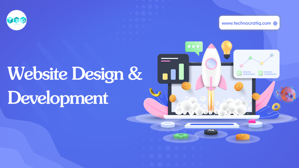 Website design and development banner