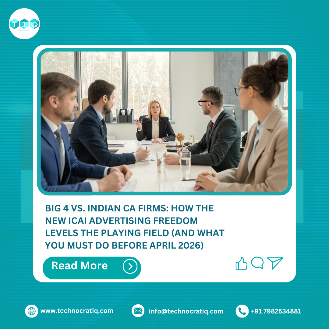 ICAI 2026 Rules: Big 4 vs Indian CA Firms Marketing