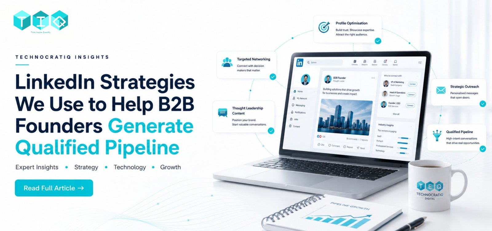 LinkedIn Strategies We Use to Help B2B Founders Generate Qualified Pipeline